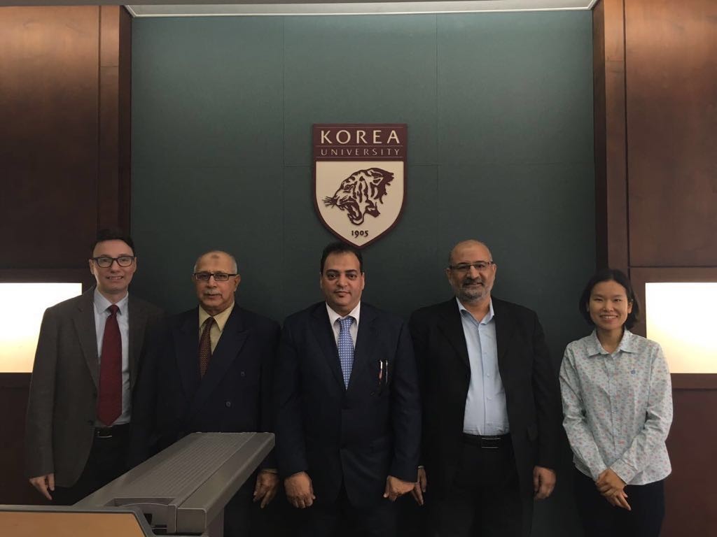 Meeting at Korea University